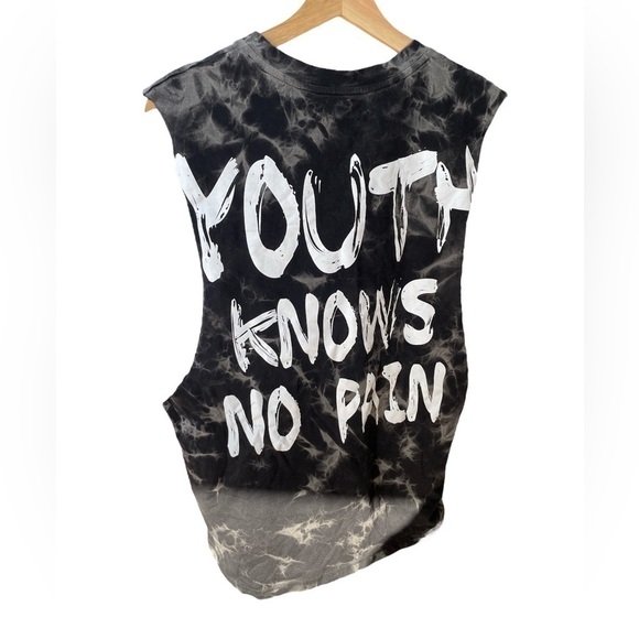 ATELIER New Regime Cut Out Mens Muscle Shirt Small - Picture 1 of 6